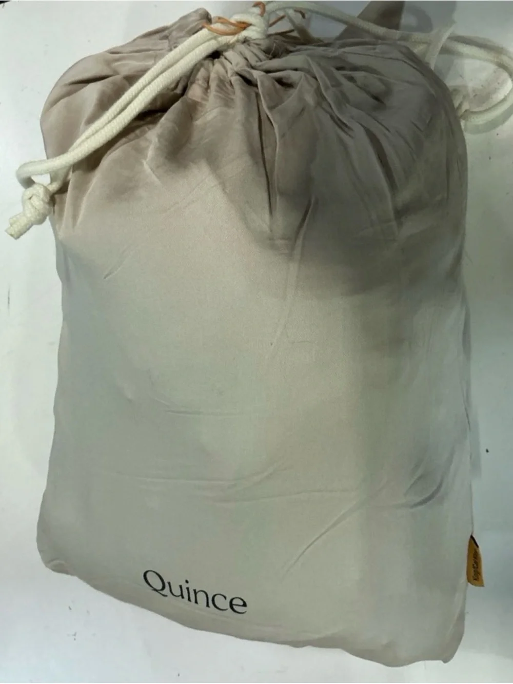 Quince Bamboo Duvet Cover & Sham Set in Sand, King/Calking